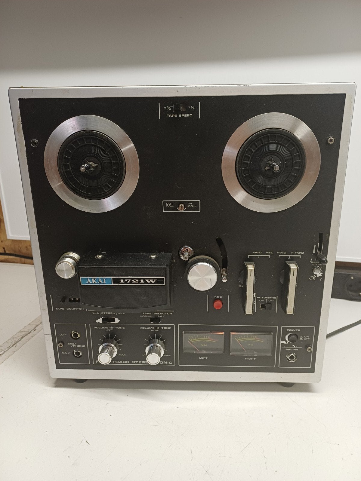 Akai 1721W Bandrecorder - Goede staat, werkt prima, Ophalen of Verzenden, Bandrecorder