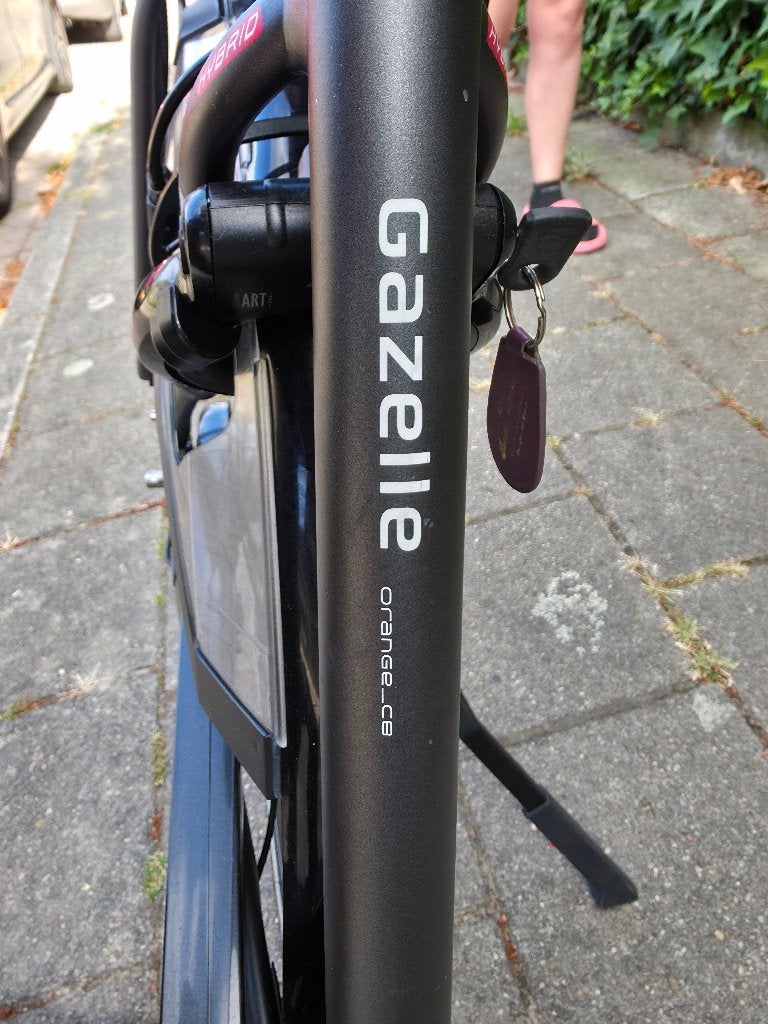 Gazelle orange c8 nieuw uit zient midden motor elektrisch, Ophalen, Sparta, Gebruikt, Velgrem