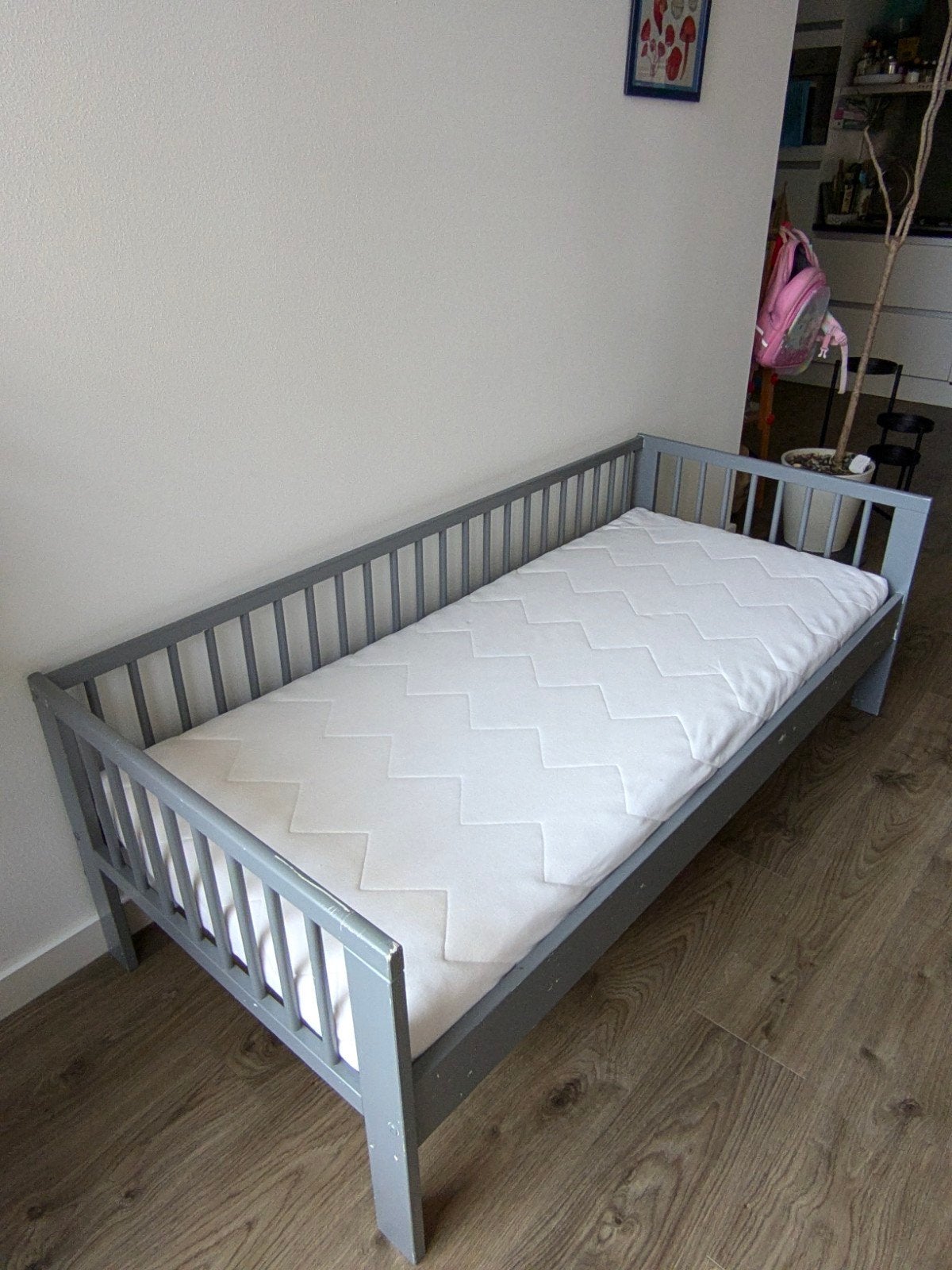 Ikea bed met matras (70x160 cm), Gebruikt, 70 tot 85 cm, 140 tot 160 cm, Ophalen