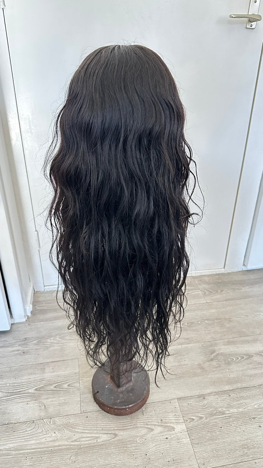 ECHT HAAR LACE PRUIK, Ophalen of Verzenden, Zo goed als nieuw, Pruik of Haarverlenging