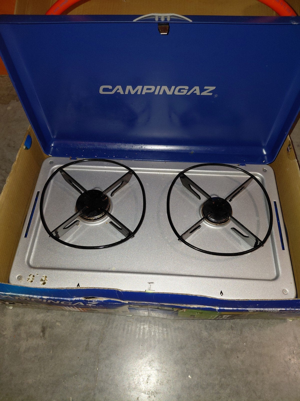Campingaz Camping Kitchen 2 brander gasfornuis, Caravans en Kamperen, Ophalen of Verzenden, Zo goed als nieuw