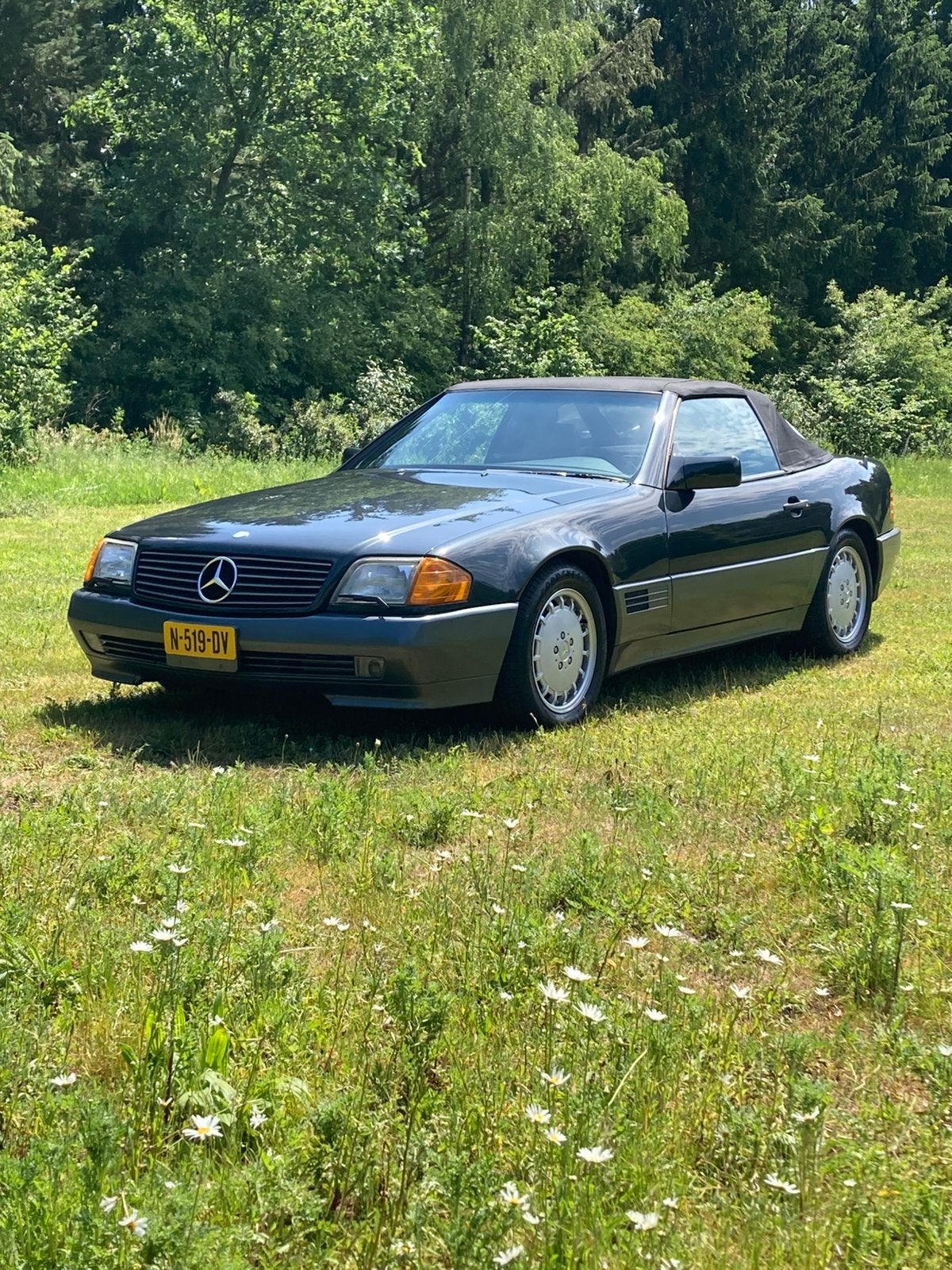 Mercedes 500SL V8 automaat, Automaat, Achterwielaandrijving, 5000 cc, Cabriolet