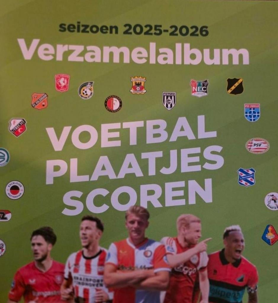 Voetbal plaatjes  plus 2025/2026 aangeboden, Verzenden, Balsport