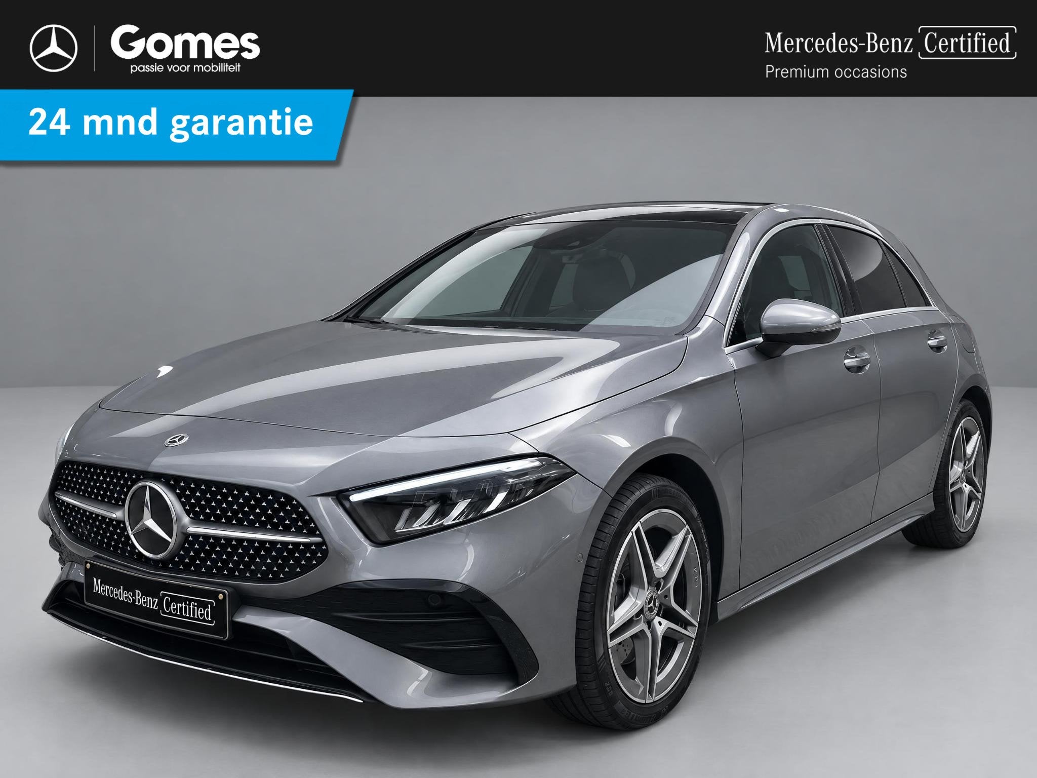 Mercedes-Benz A-klasse 250 e AMG | Panoramadak | Dodehoekass, Auto's, Stof, Gebruikt, 16 kWh, Bedrijf