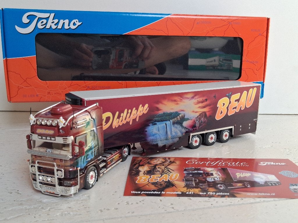 Tekno Beau Scania 4serie, Hobby en Vrije tijd, Modelauto's | 1:50, Ophalen of Verzenden, Nieuw, Bus of Vrachtwagen, Tekno
