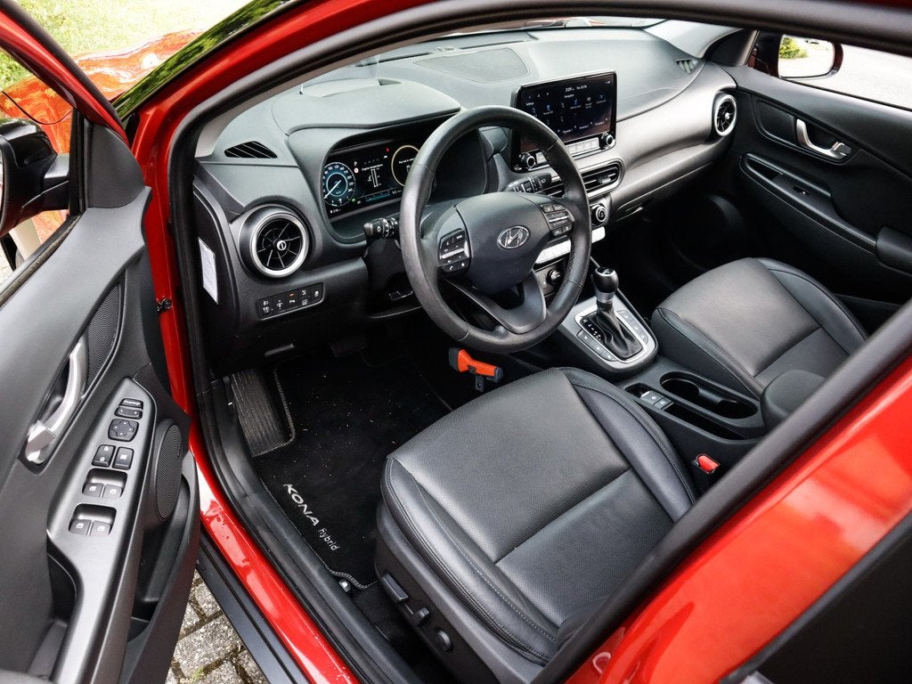 Hyundai KONA 1.6 GDI HEV Premium 1e-Eig. & Dealer-Onderh BOV, Auto's, Hyundai, 12 maanden, Gebruikt, Automatische klimaatregeling