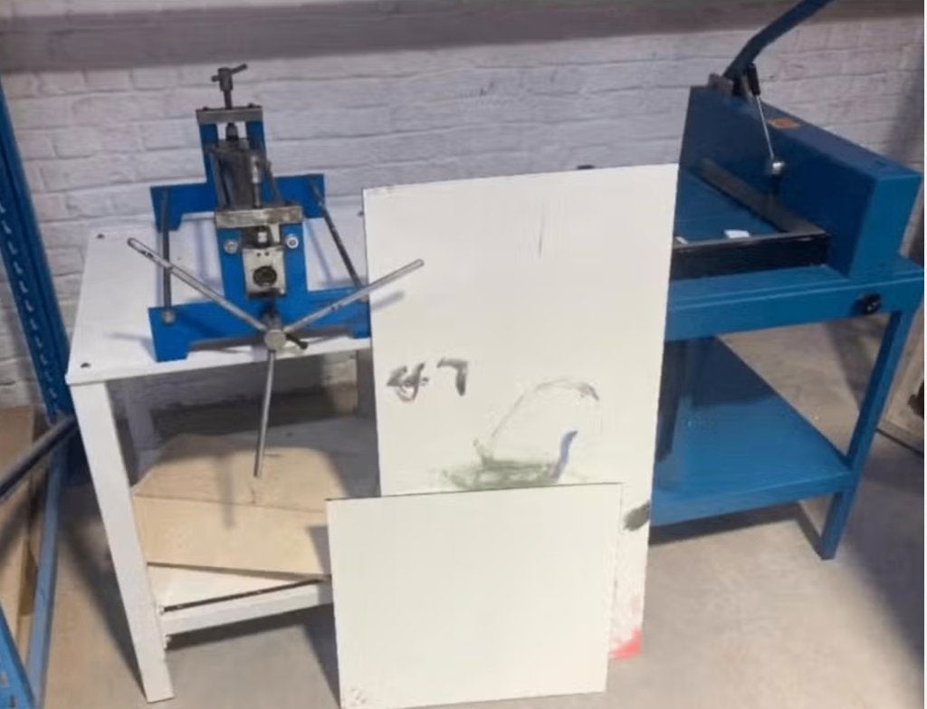 kleine mobiele drukpers, Ophalen