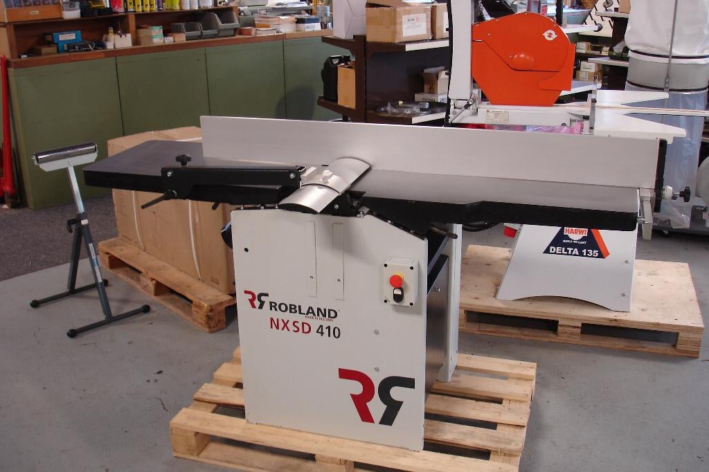 Robland vlak-en vandiktebank ,NXSD410, Doe-het-zelf en Verbouw, Schaafmachines, Zo goed als nieuw, Elektrisch, Ophalen of Verzenden