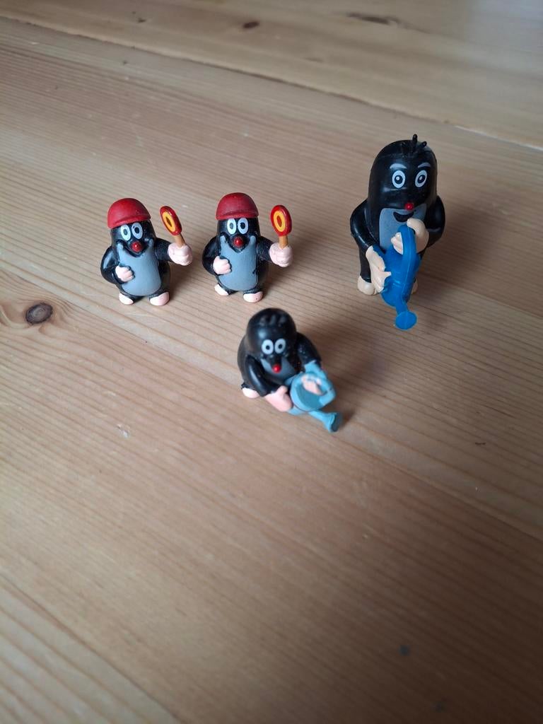Krtek Molletje figuren, Ophalen of Verzenden, Gebruikt