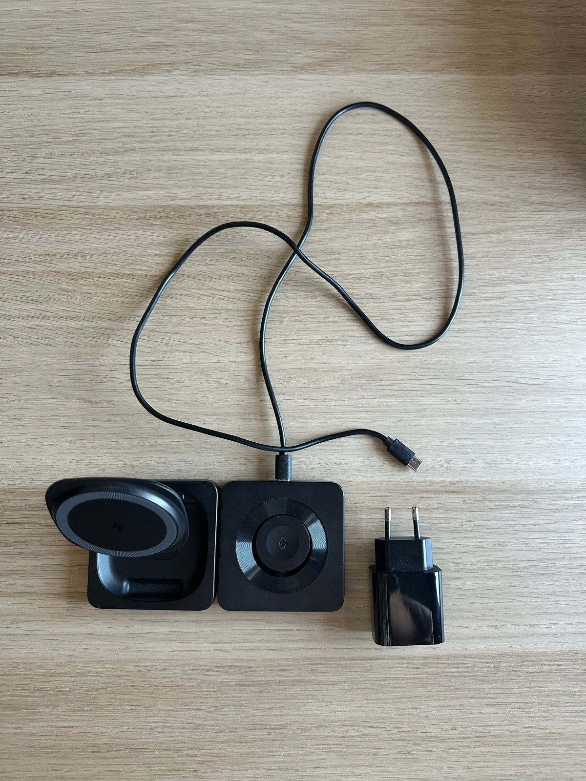 Draadloze oplader 25W voor iPhone, Watch, AirPods (MagSafe), USB-C, Draadloze oplader, Nieuw, Ophalen of Verzenden