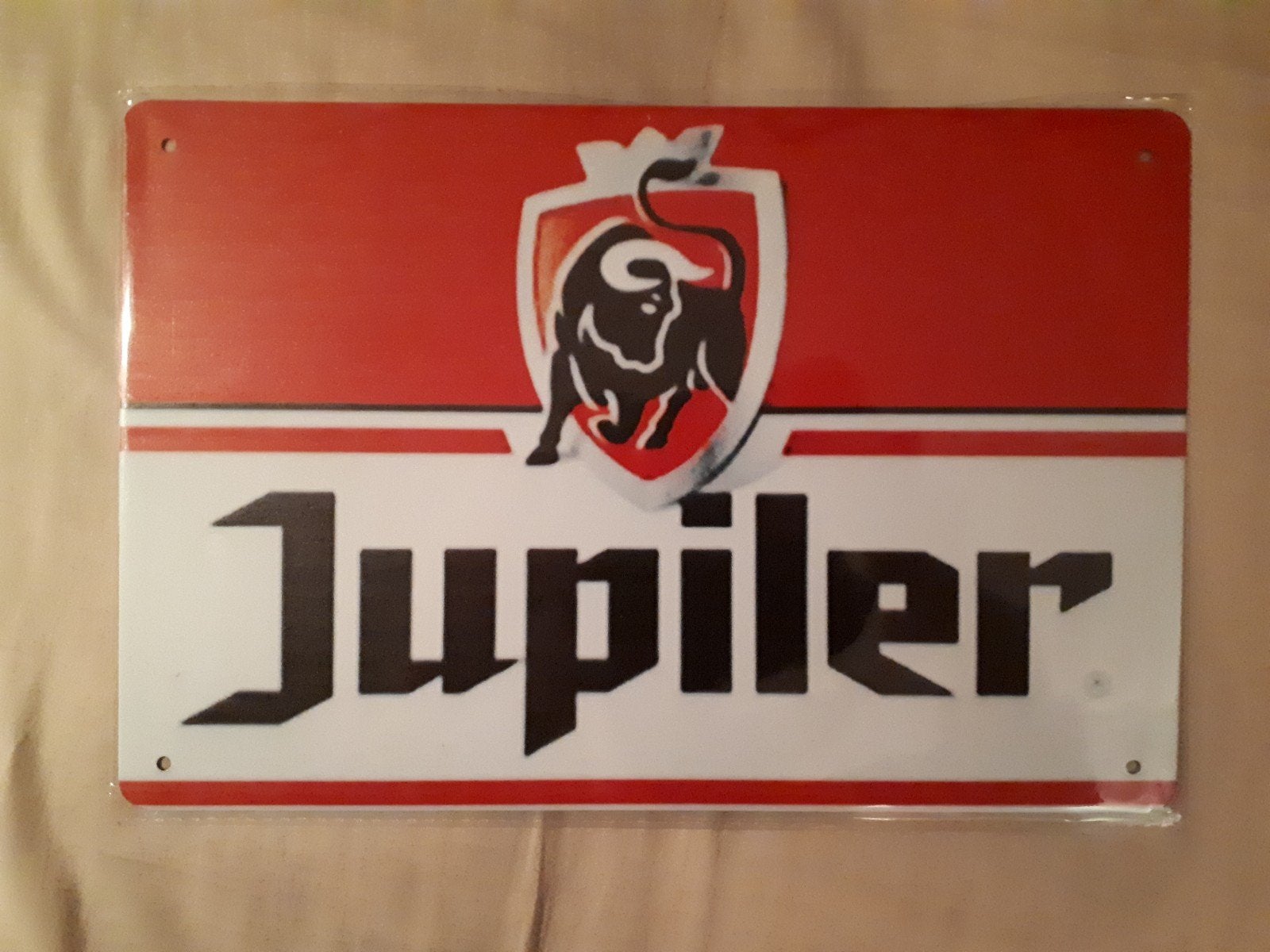 Jupiler 20x30 cm Metalen Reclamebord, Ophalen of Verzenden, Nieuw, Reclamebord, Plaat of Schild