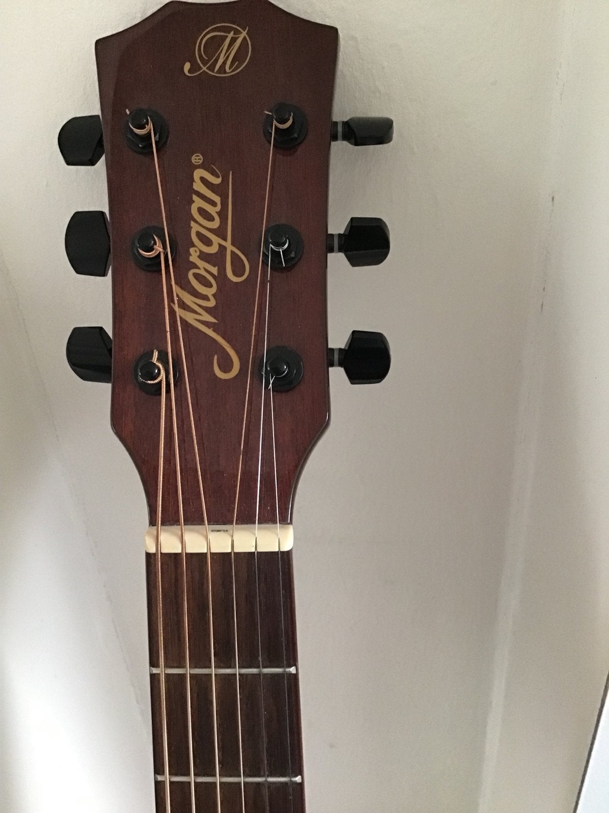Morgan Western gitaar met Fishman element, Muziek en Instrumenten, Snaarinstrumenten | Gitaren | Akoestisch, Ophalen, Zo goed als nieuw