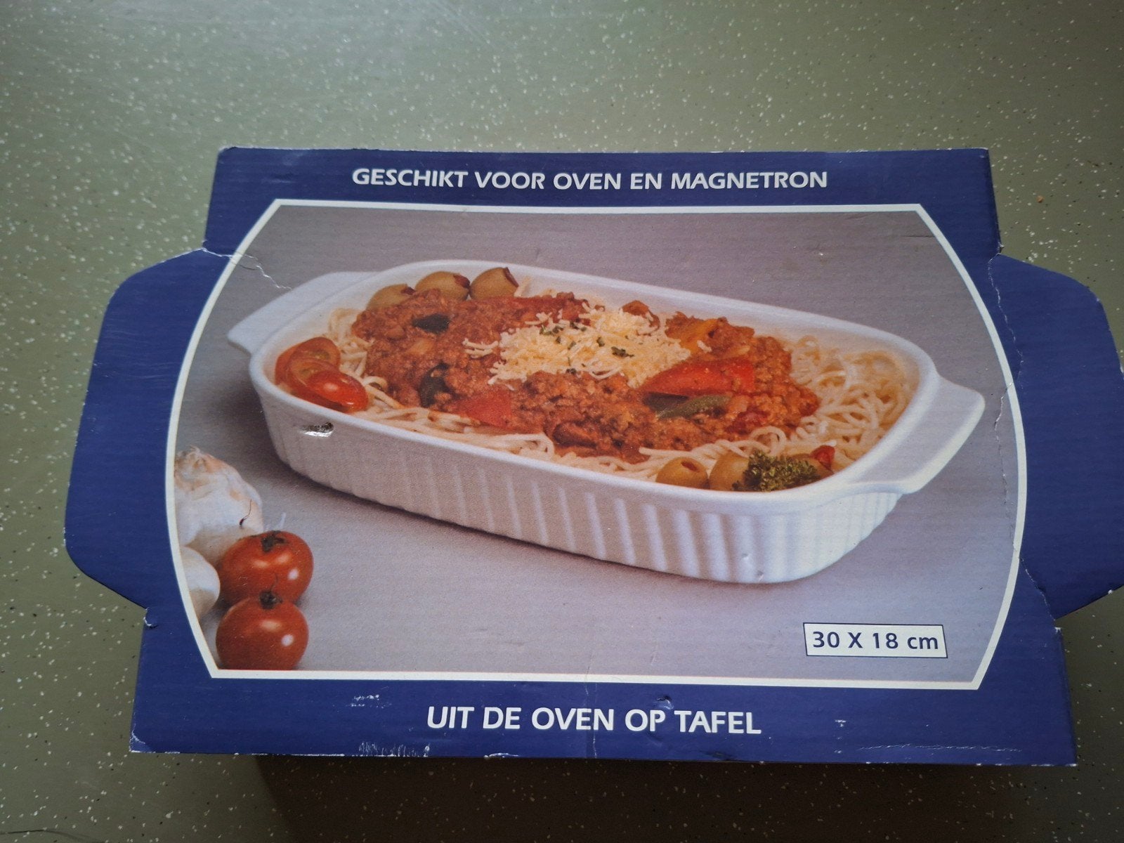 Ovenschaal 30x18 cm - Geschikt voor oven en magnetron, Overige typen, Nieuw, Ophalen of Verzenden, Steen/keramiek