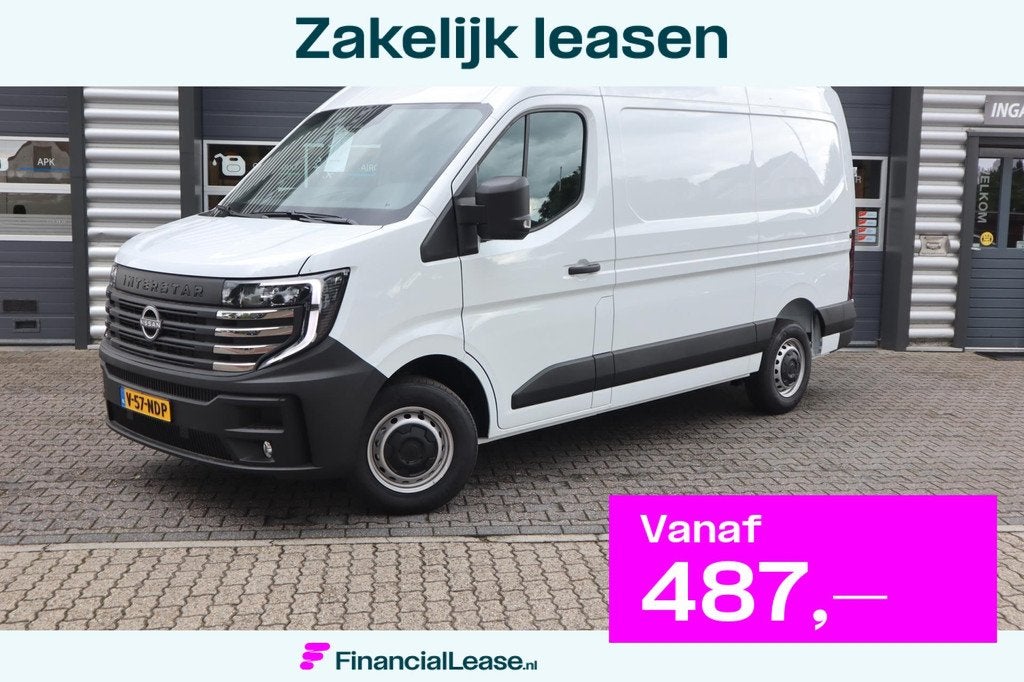 Nissan INTERSTAR 3.5T 130PK N-Connecta L2H2 BPM VRIJ dealer, Gebruikt, 4 cilinders, 2500 kg, Wit