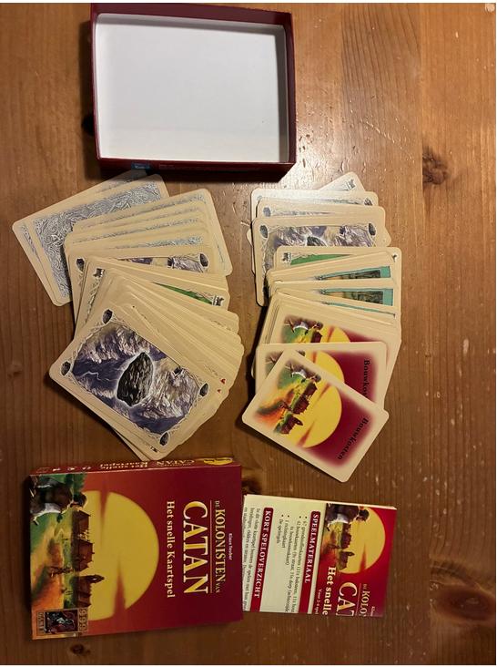 De Koloniste van Catan. Het snelle Kaartspel, Hobby en Vrije tijd, Gezelschapsspellen | Kaartspellen, Ophalen