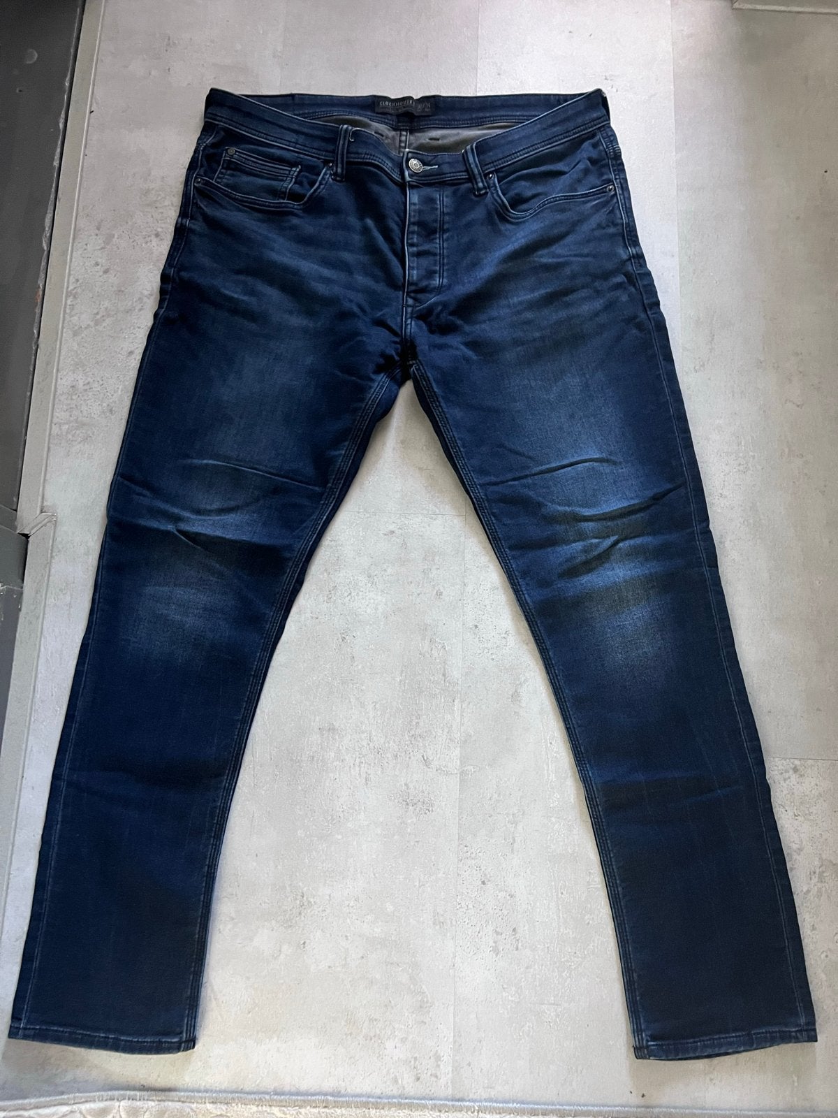 Clockhouse heren jeans spijkerbroek maat 38/34, Ophalen of Verzenden, Zo goed als nieuw, Blauw, W36 - W38 (confectie 52/54)