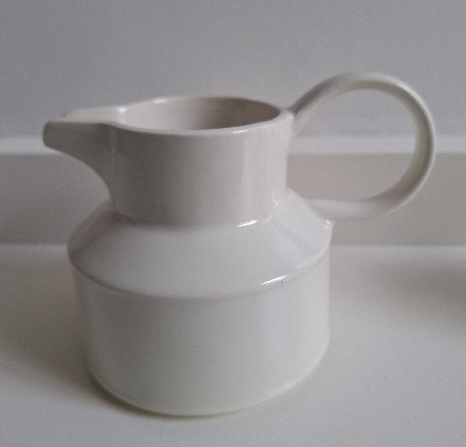 Groot melkannetje - Stonehenge - Mid Winter - Plain White, Kan, Vintage, Ophalen of Verzenden, Zo goed als nieuw