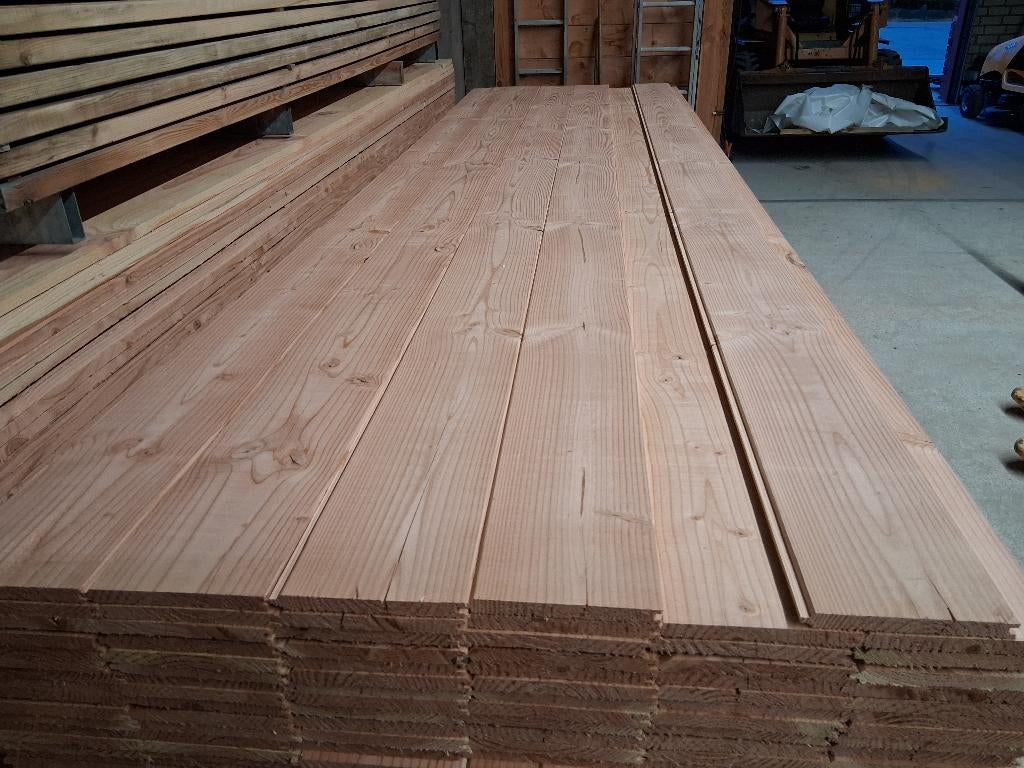 Douglas dakbeschot brede planken, Ophalen, Nieuw, 250 cm of meer, Planken