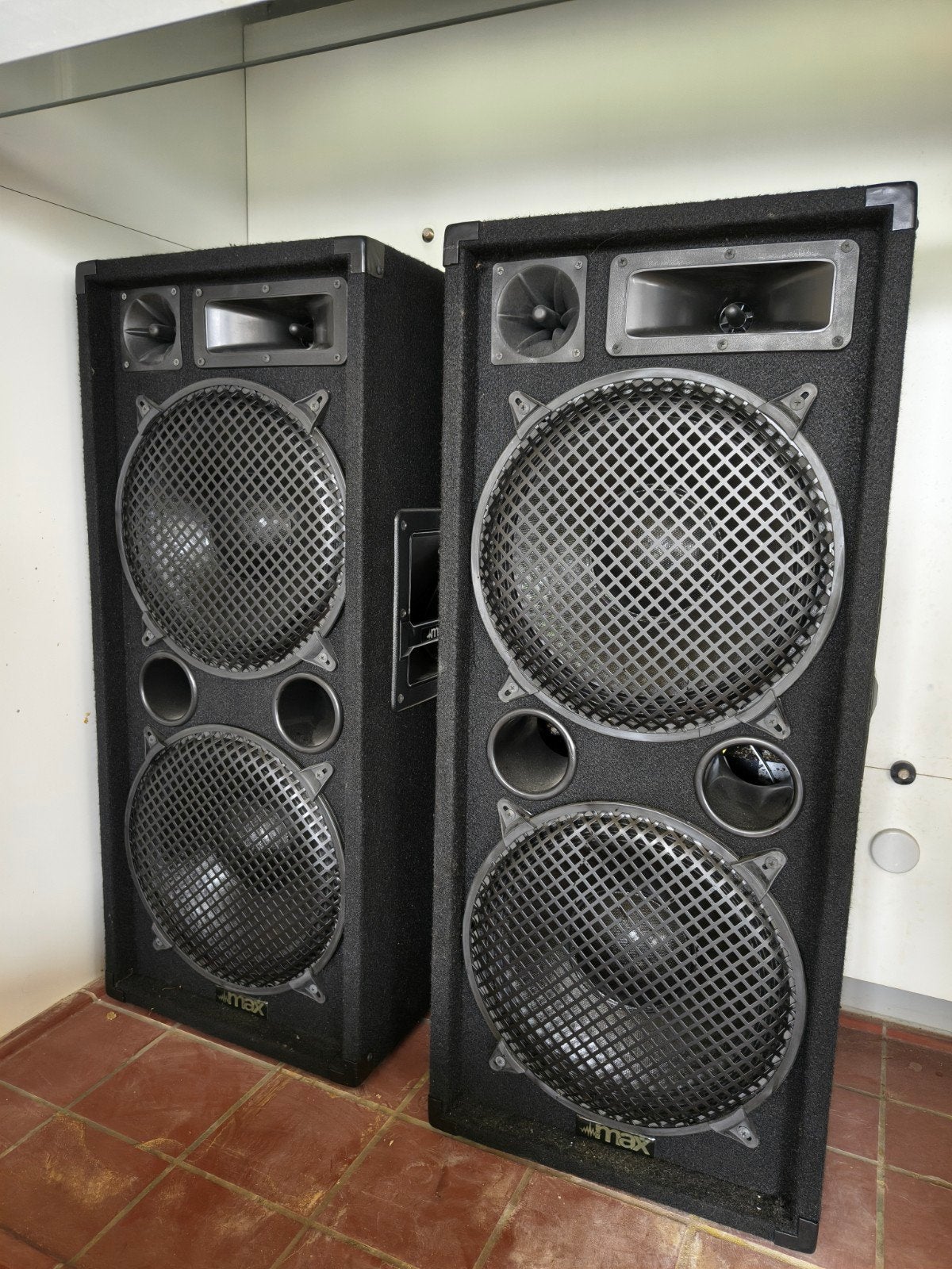 2x 1400 Watt Max 212 speaker te koop, Ophalen, Gebruikt, Overige merken