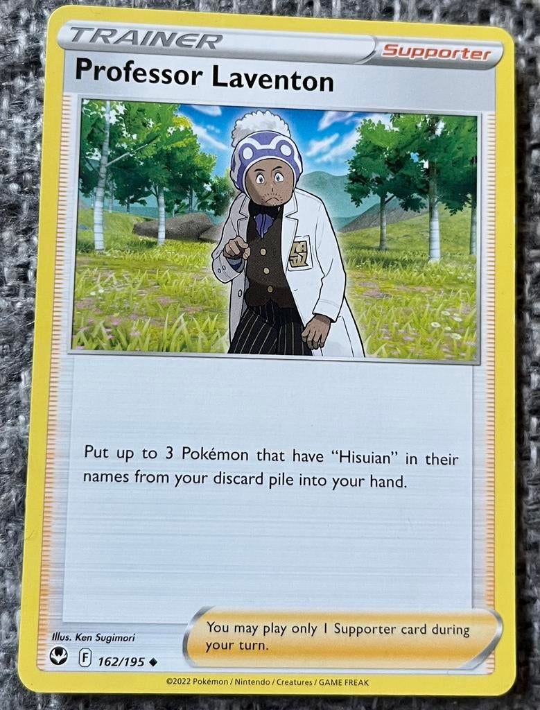 Trainerkaart Professor Laventon • Silver Tempest (162/195), Verzenden, Nieuw, Losse kaart