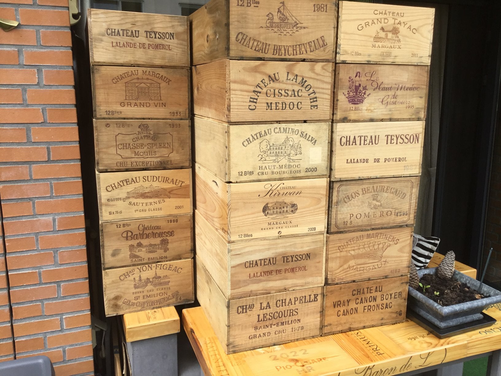 Authentieke Wijnkisten voor 12 flessen 6 en 3, Ophalen of Verzenden, Zo goed als nieuw, Minder dan 50 cm, Minder dan 5 flessen