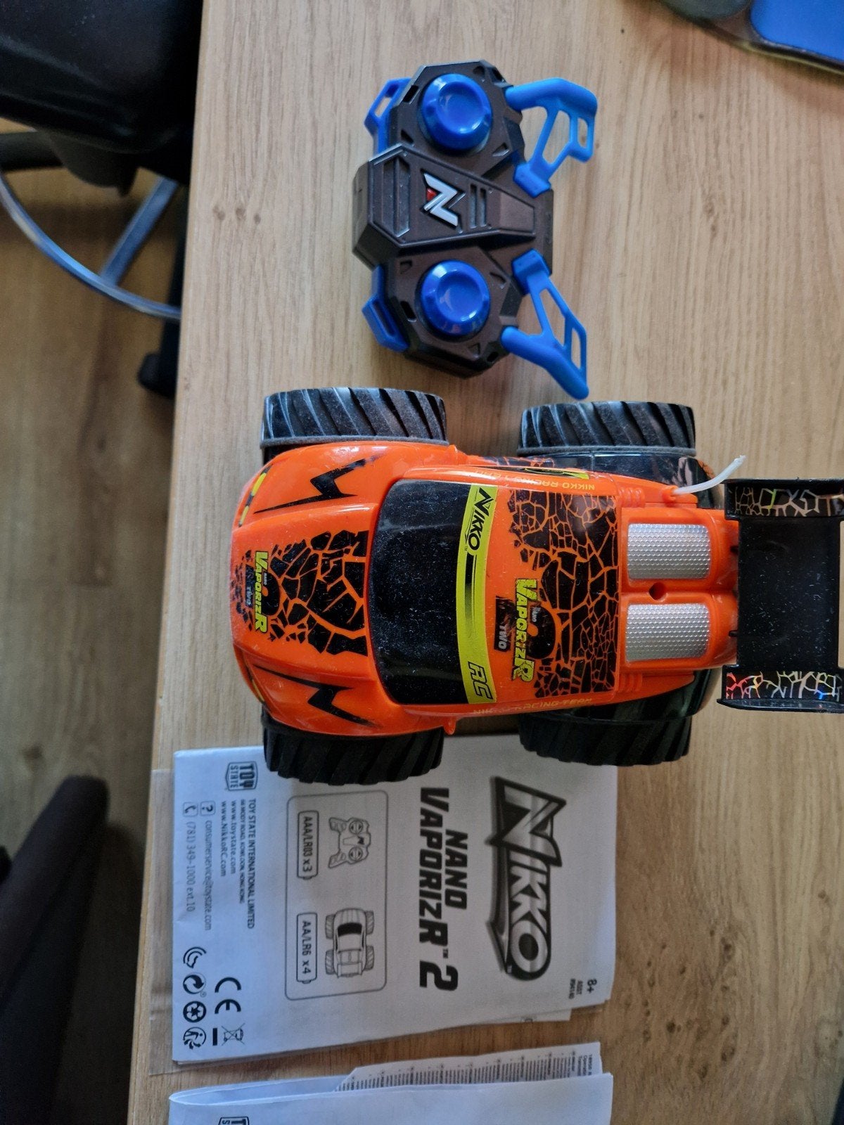 Nikko Nano Vaporizr 2 RC auto oranje zwart, Gebruikt