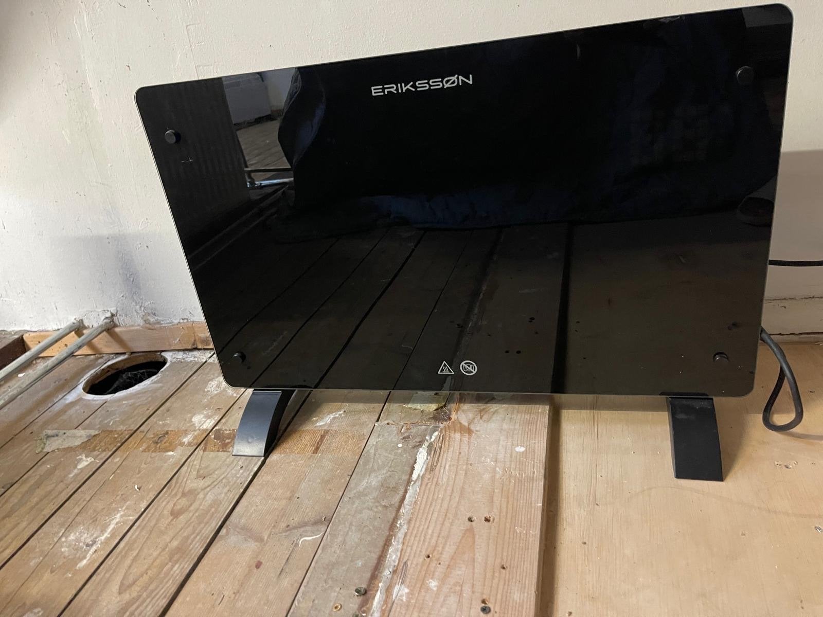 Eriksson Elektrische Kachel - Convector Heater Zwart, Ophalen, 30 tot 80 cm, 500 tot 800 watt, Kachel