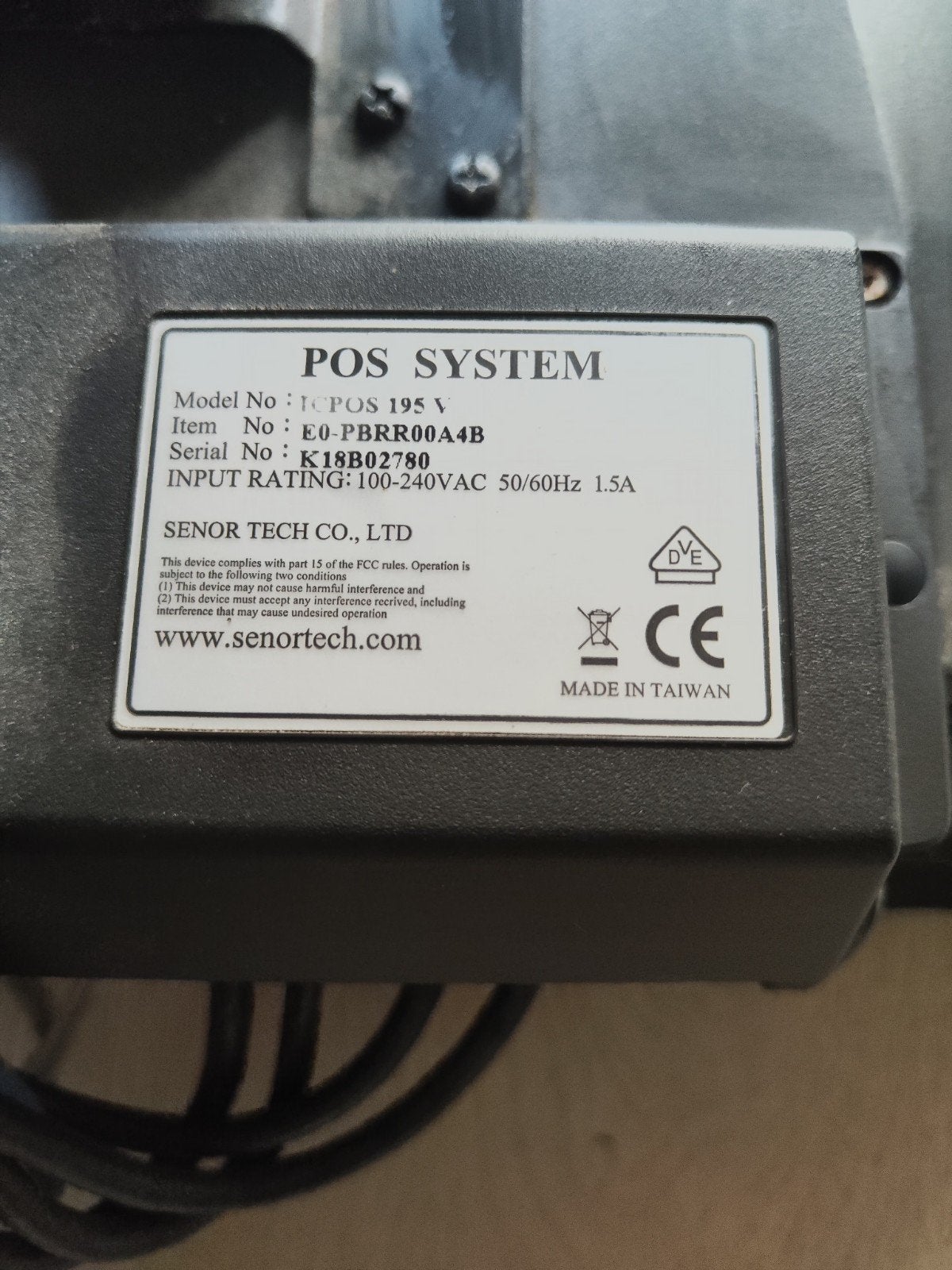 te koop pos  computer kassa systeem monitor, Computers en Software, Monitoren, Ophalen of Verzenden, Zo goed als nieuw, 60 Hz of minder