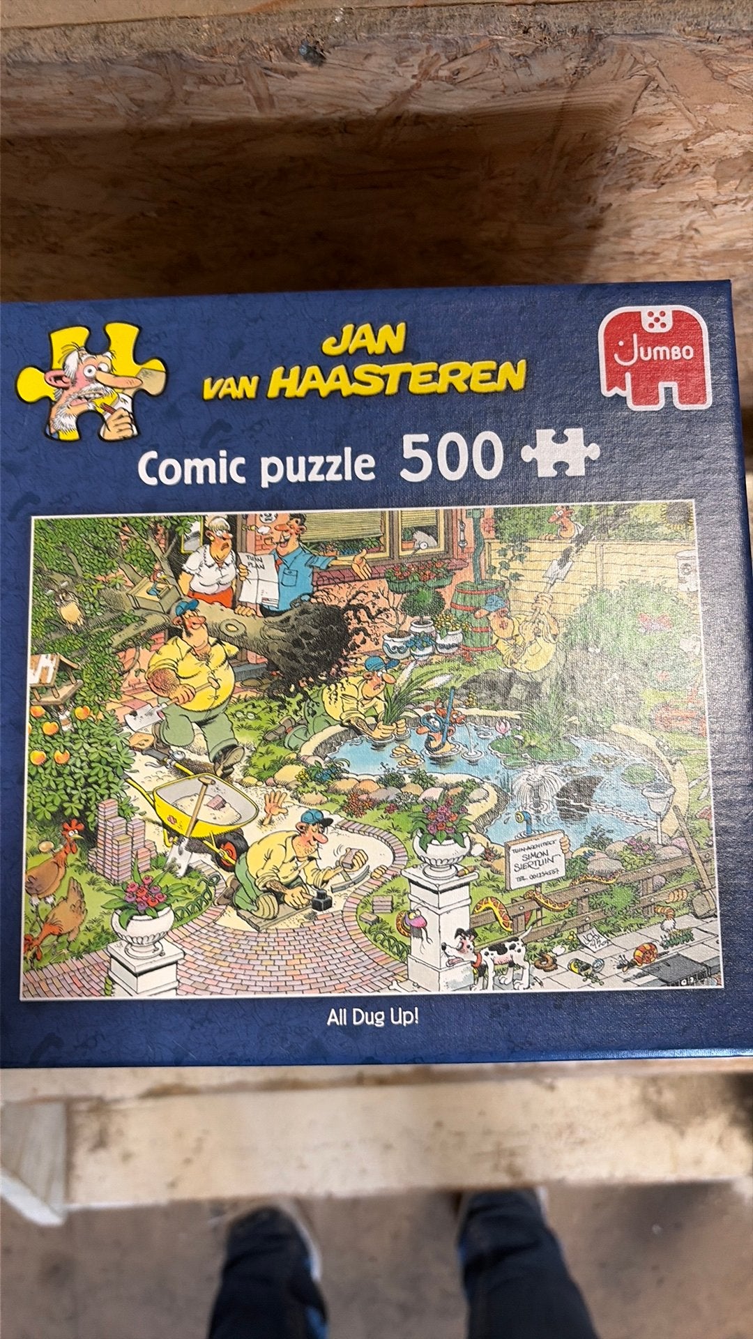 Jan van haasteren all dug up 500, Ophalen of Verzenden, 500 t/m 1500 stukjes, Zo goed als nieuw