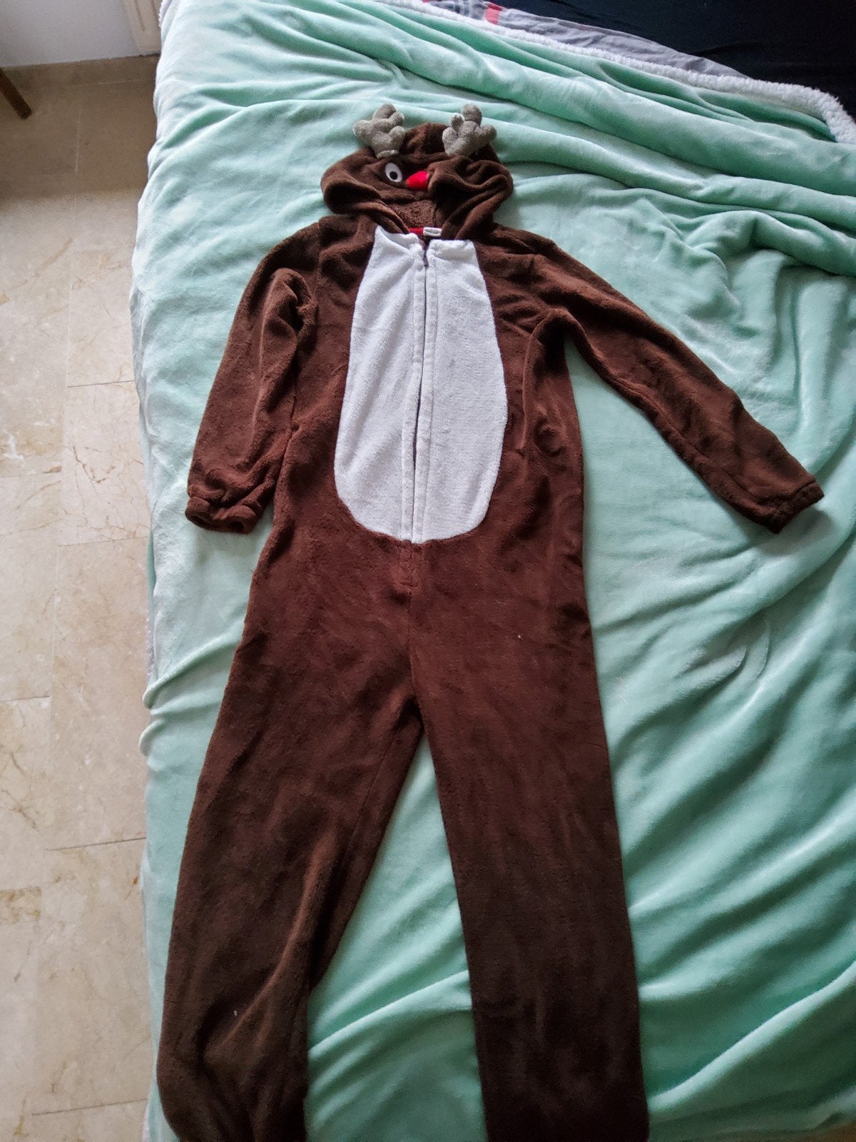 Rendier Onesie - Kerstmis of Sinterklaas xs, Ophalen of Verzenden, Zo goed als nieuw, Carnaval
