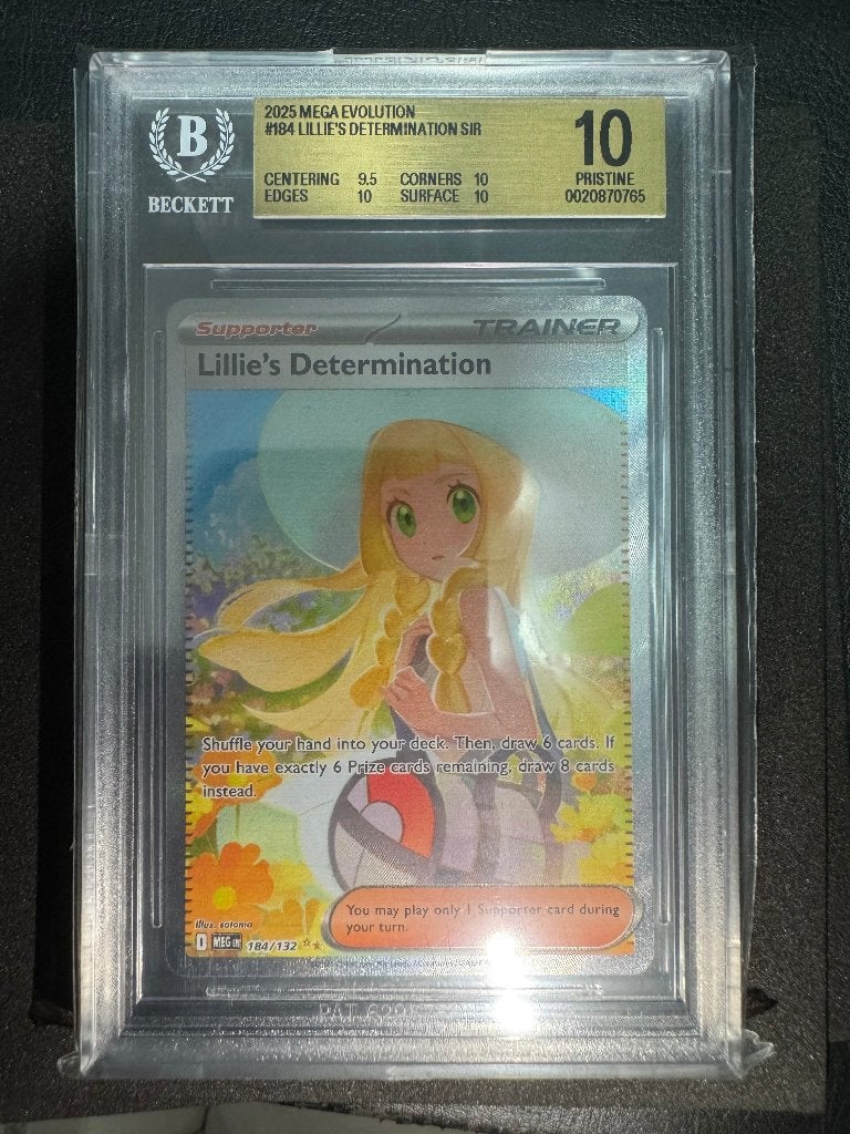 Lillie's Determination | BGS 10 | Low Pop | Pokémon Kaart, Hobby en Vrije tijd, Ophalen, Nieuw, Overige typen, Foil