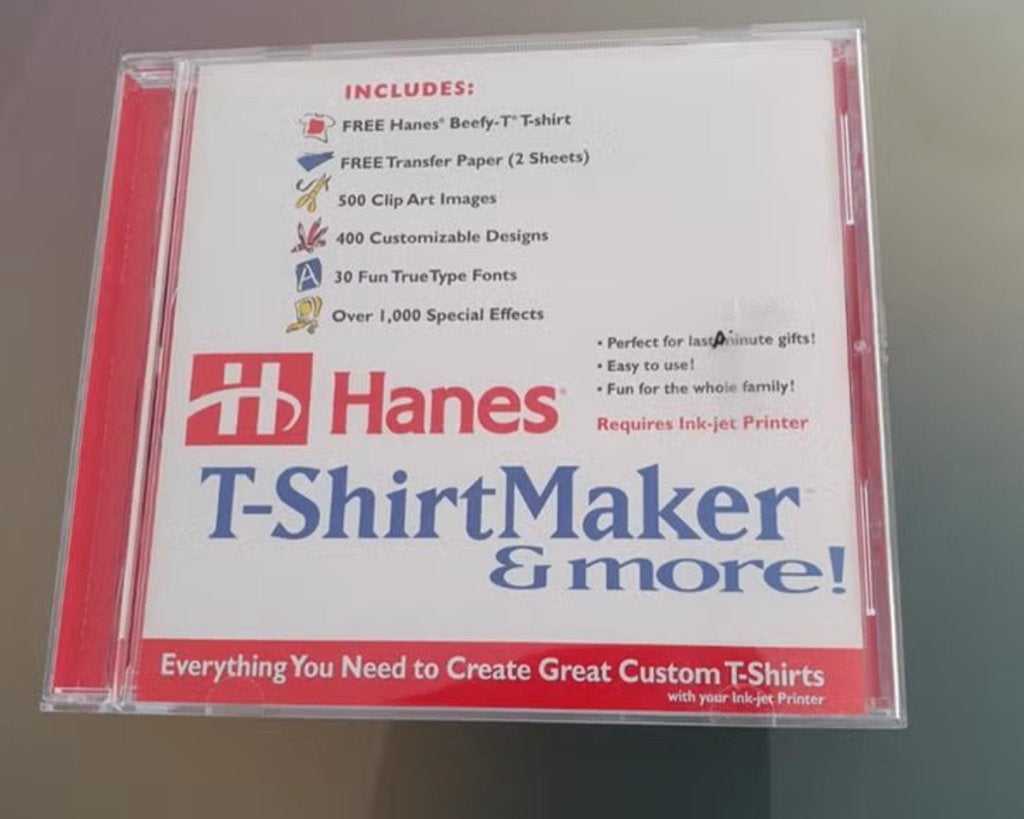 Hanes T-Shirt Maker & More | PC CD-ROM | Vintage, Overige genres, 1 speler, Ophalen of Verzenden, Zo goed als nieuw