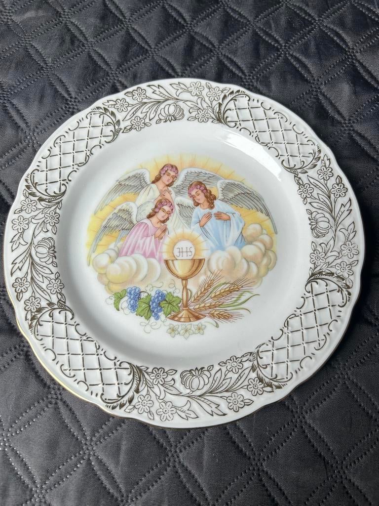 Vintage Schumann Arzberg Bavaria Engelen Bord, Antiek en Kunst, Ophalen of Verzenden