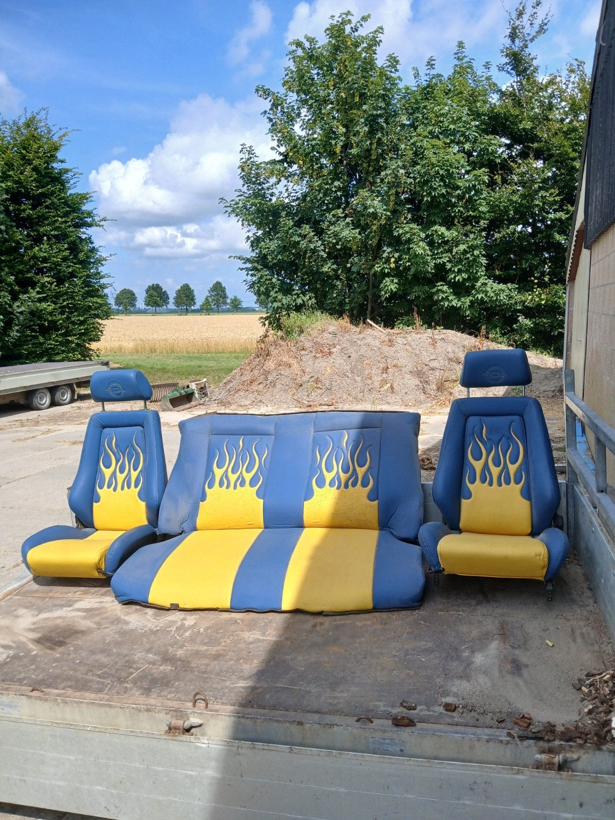 een zet autostoelen voor Opel c cadet, Ophalen