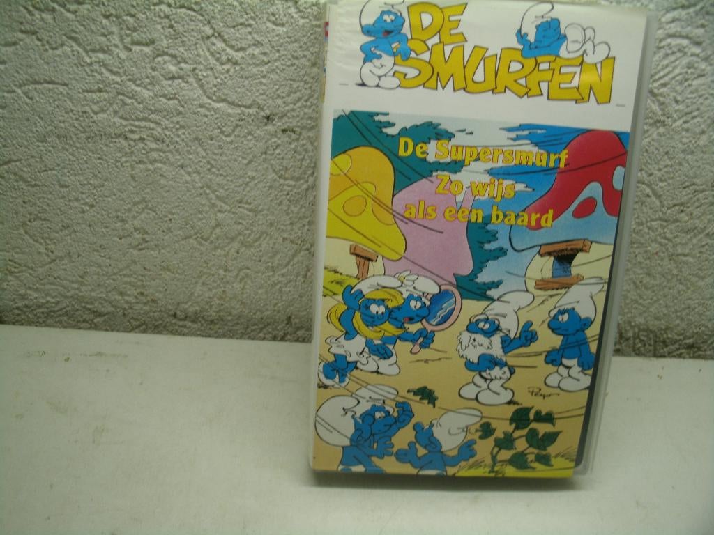 vhs 68a de smurfen de supersmurf zo wijs als een baard, Alle leeftijden, Ophalen of Verzenden, Zo goed als nieuw