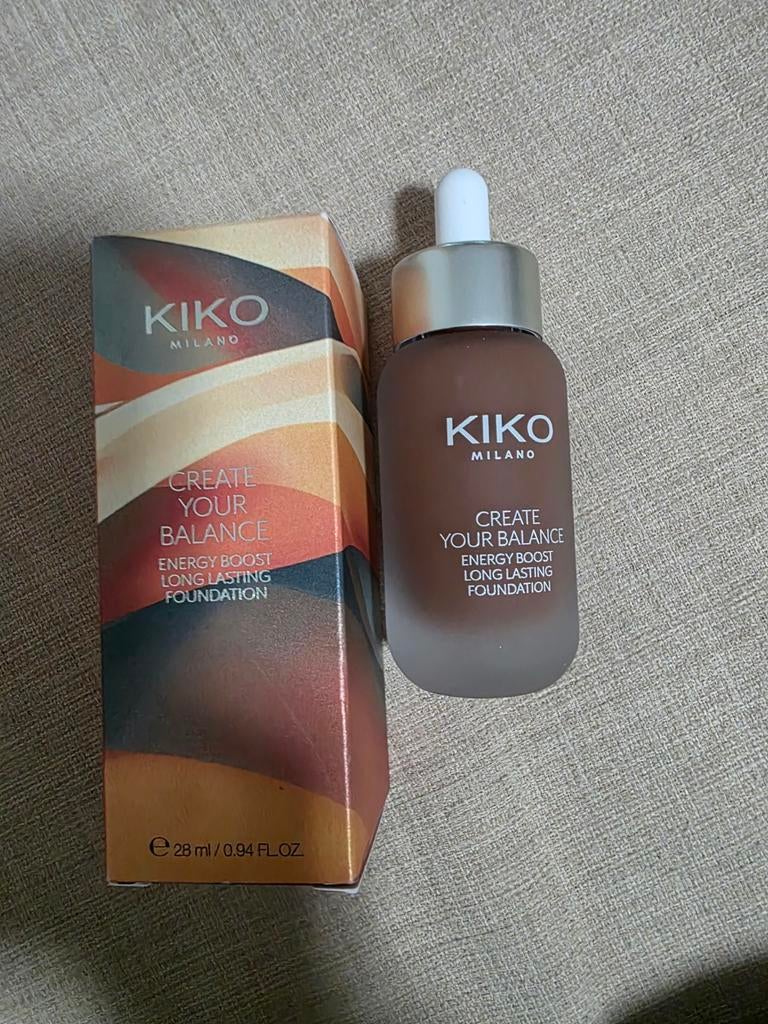 KIKO MILANO Create Your Balance Foundation 08 Cocoa, Bruin, Gehele gezicht, Nieuw, Ophalen of Verzenden