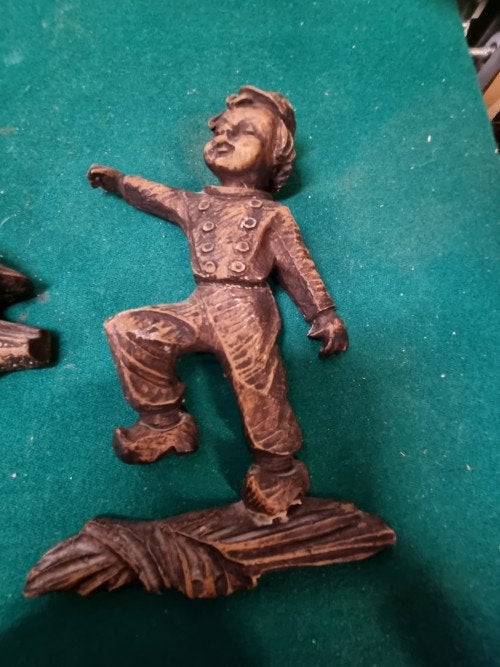 Muurhanger jongen en meisje op klompen, Ophalen of Verzenden, 'T Olde Gre-j, Info@toldegrej.nl, Endepoelstraat 20f Didam