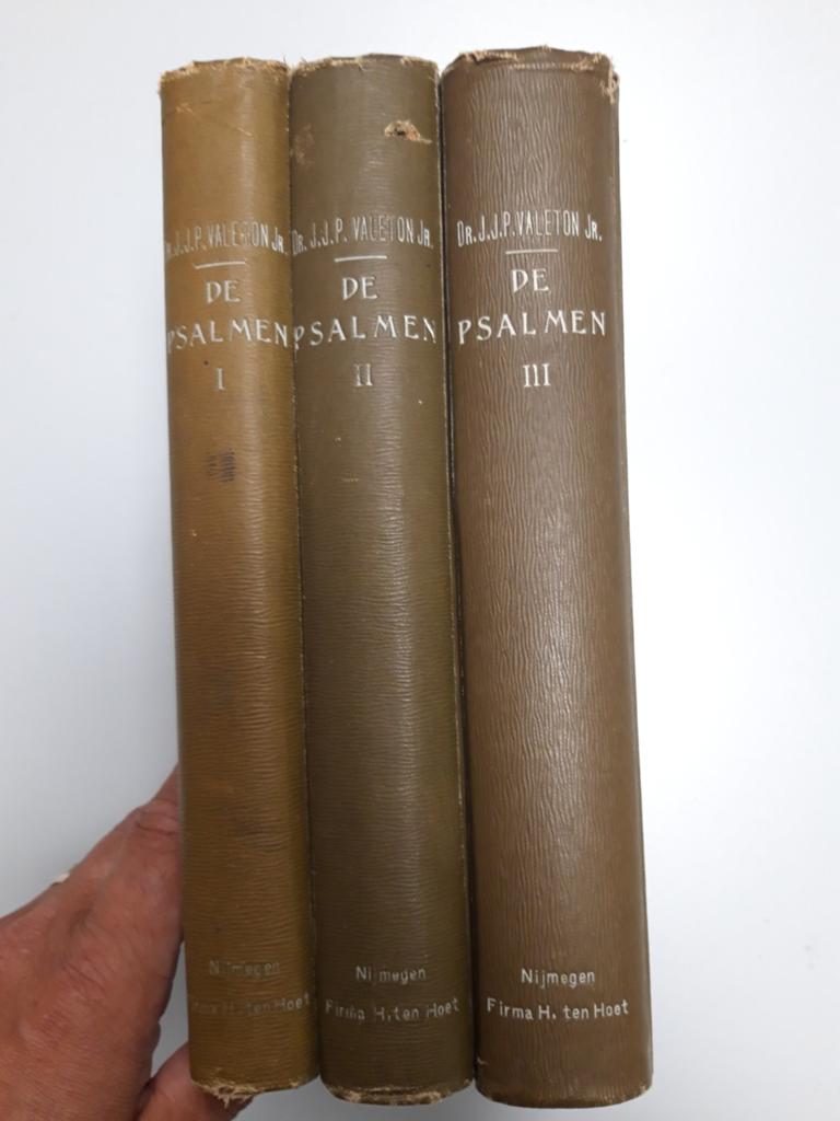 De Psalmen - Dr. J.J.P. Valeton Jr. (3 delen), Antiek en Kunst, Antiek | Boeken en Bijbels, Ophalen of Verzenden, Dr. J.J.P. Valeton Jr.