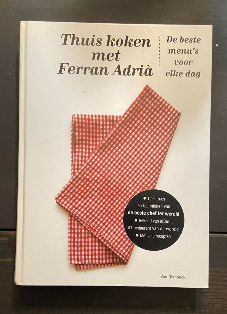 Ferran Adrià - Thuis koken met Ferran Adrià, Boeken, Kookboeken, Ophalen of Verzenden, Zo goed als nieuw, Ferran Adrià