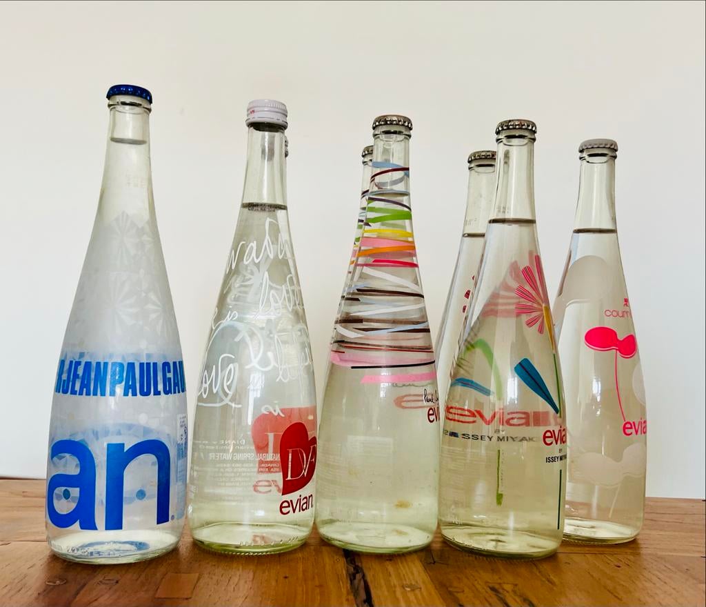 Evian Designer Flessen - Collectors Items, Ophalen, Zo goed als nieuw
