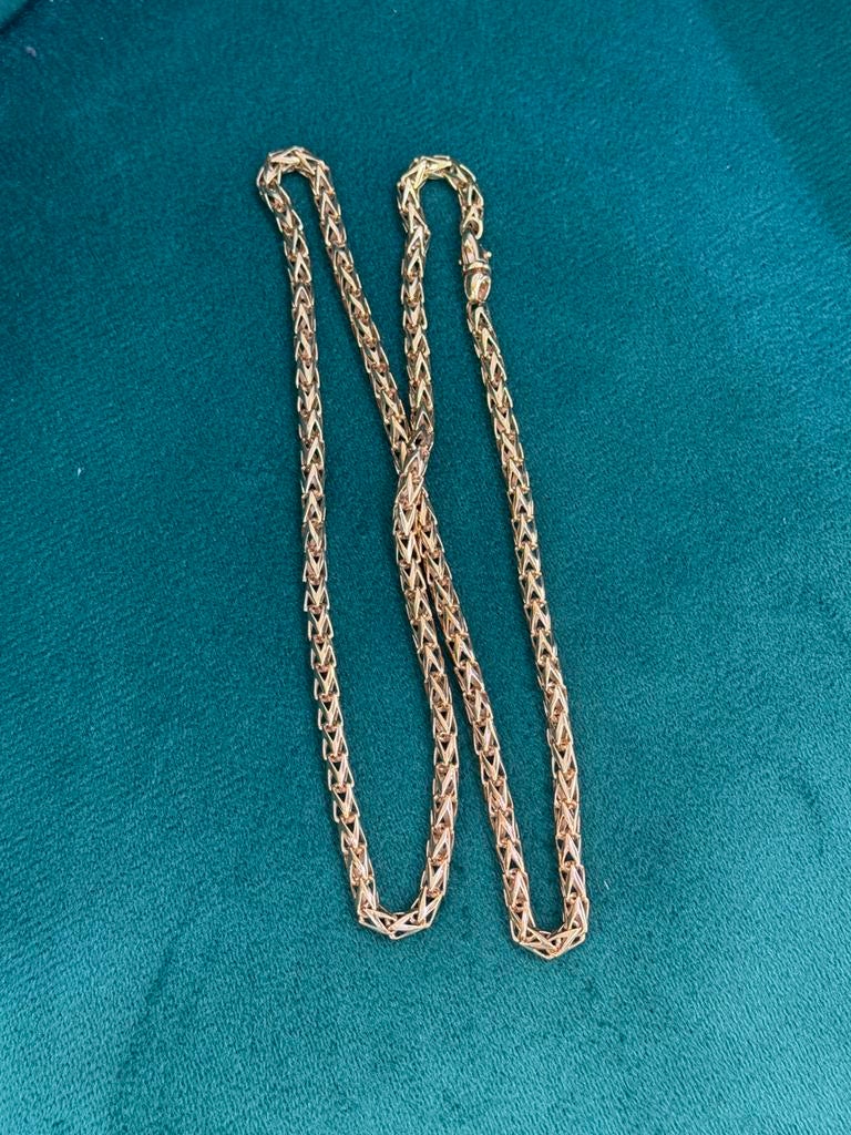 18KT Goud - 36.7 Gram - Ketting - KEIZER - Herenketting, Ophalen, Nieuw, Roze, Goud