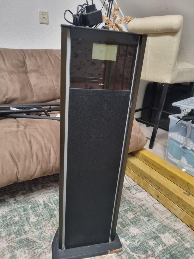 Akai geluidstoren met aux aansluiting, Audio, Tv en Foto, Luidsprekers, Ophalen of Verzenden, Gebruikt, Overige typen, Overige merken