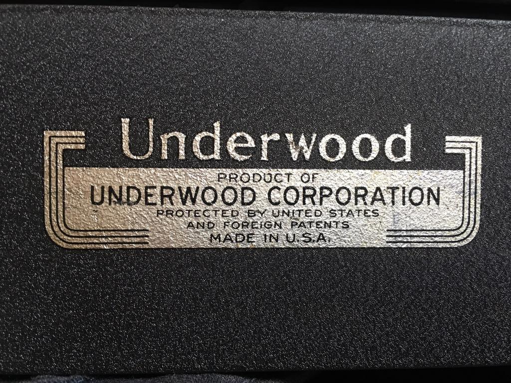 Underwood portable typewriter, Diversen, Typemachines, Ophalen of Verzenden, Gebruikt