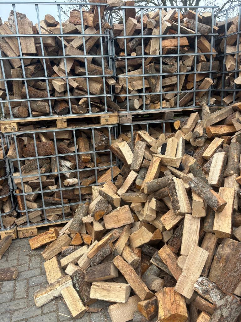 droog mix hout, Tuin en Terras, Haardhout, Minder dan 3 m³, Ophalen of Verzenden, Overige houtsoorten, Blokken