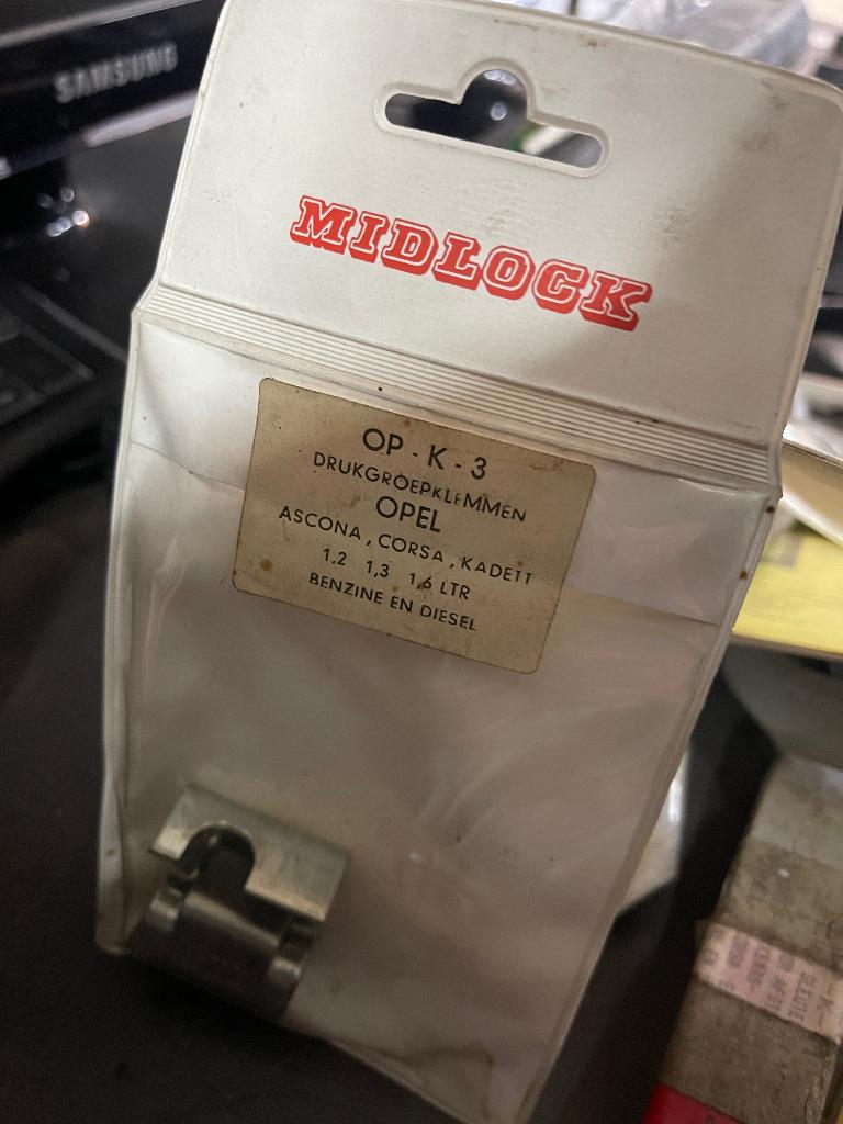 Midlock OP-K-3 drukgroepklemmen voor Opel AsconaCorsaKadett, Auto diversen, Ophalen
