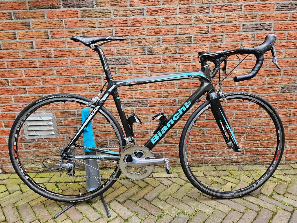 Bianchi 928 SL 55 cm Shimano Dura Ace, Fietsen en Brommers, 28 inch, Gebruikt, Carbon, Meer dan 20 versnellingen