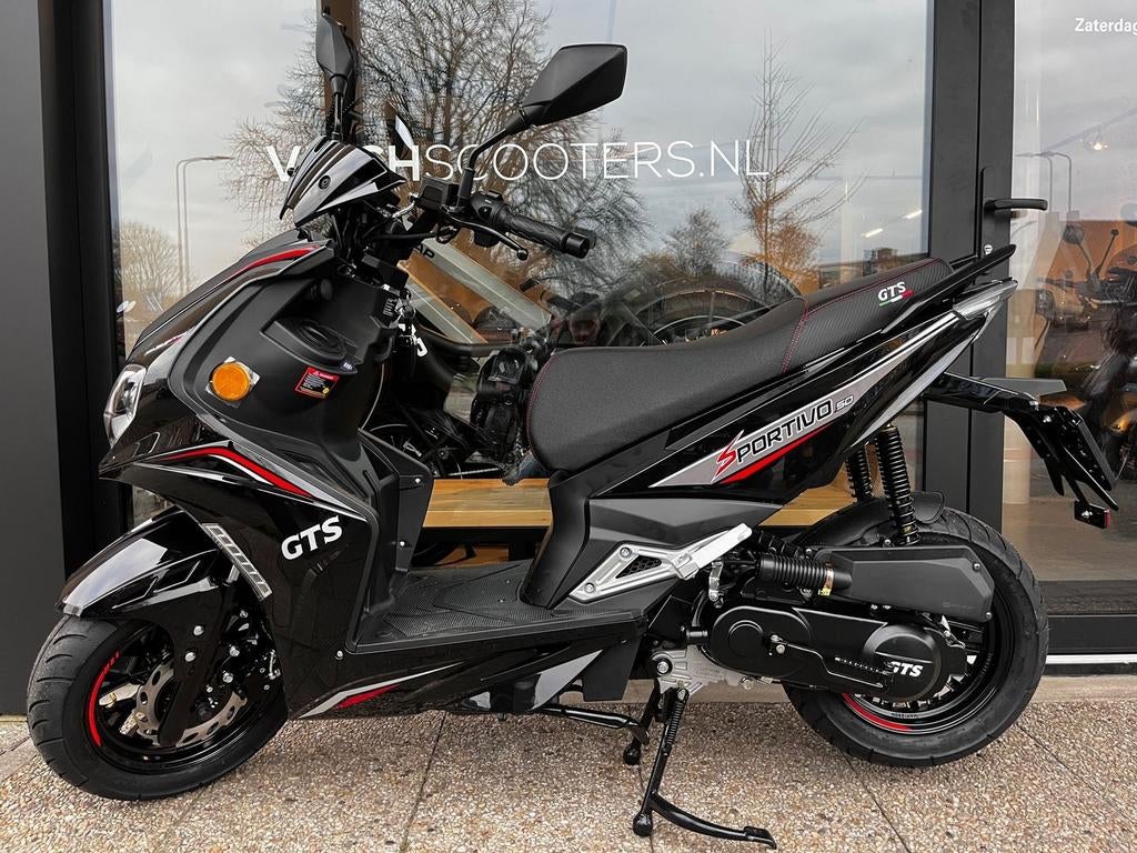 GTS Sportivo | Zwart/Rood | Vandaag Nog rijden?, Gts, Onbekend, Nieuw, Onbekend