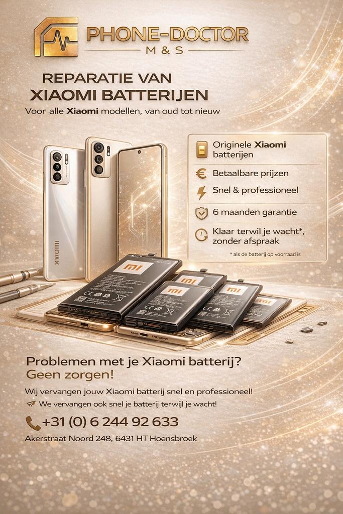 Reparatie van Xiaomi Batterijen, Sieraden, Tassen en Uiterlijk, Uiterlijk | Gezichtsverzorging, Zo goed als nieuw, Ogen, Ophalen of Verzenden