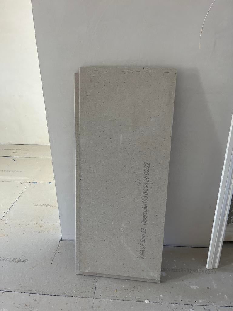 Gratis Knauf Brio 23 WF reststuk, Doe-het-zelf en Verbouw, Platen en Panelen, Ophalen, Nieuw, Overige materialen, 20 tot 50 mm