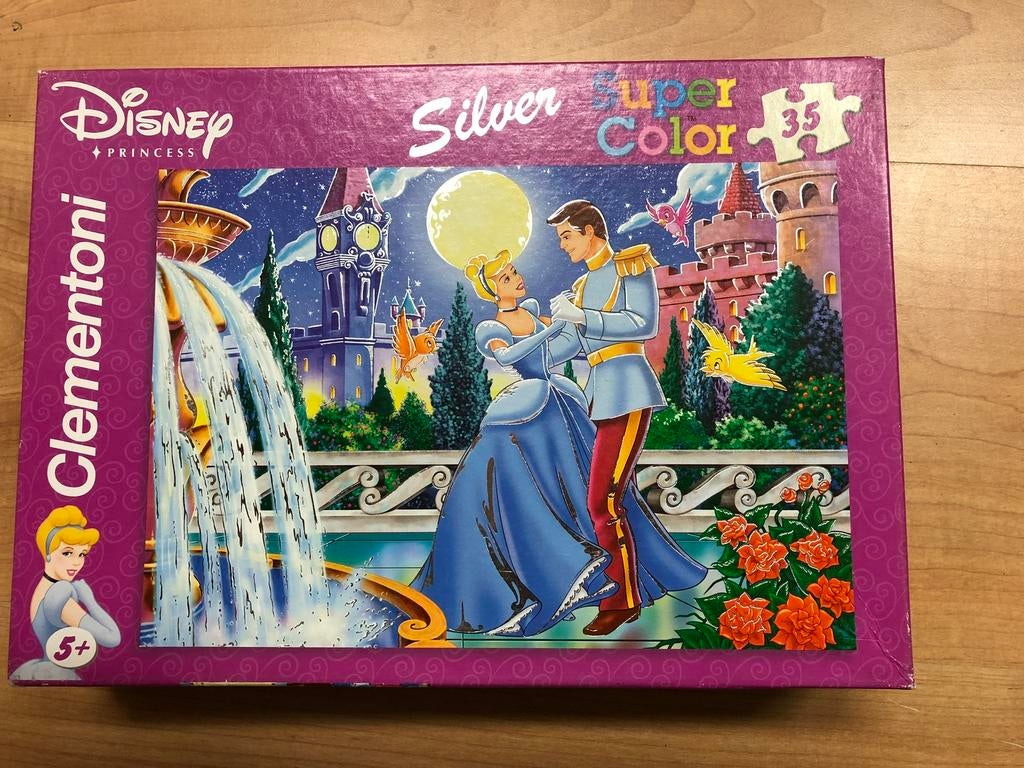 Disney prinsessen puzzel, Ophalen of Verzenden, 10 tot 50 stukjes, Zo goed als nieuw, 2 tot 4 jaar